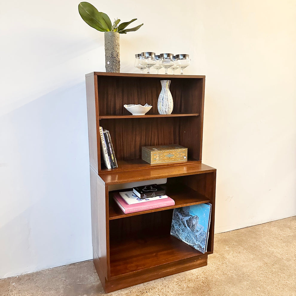 AFROMOSIA TWO PIECE BOOKSHELF MiMO Decor