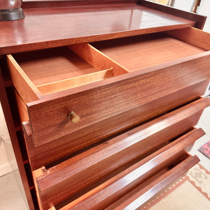 GIBBARD TALL BOY DRESSER WITH FIVE DRAWERS