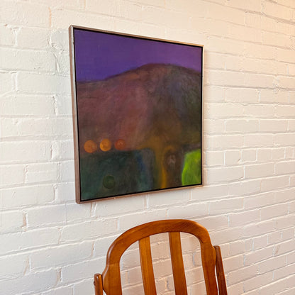 FRAMED ORIGINAL ABSTRACT OIL PAINTING