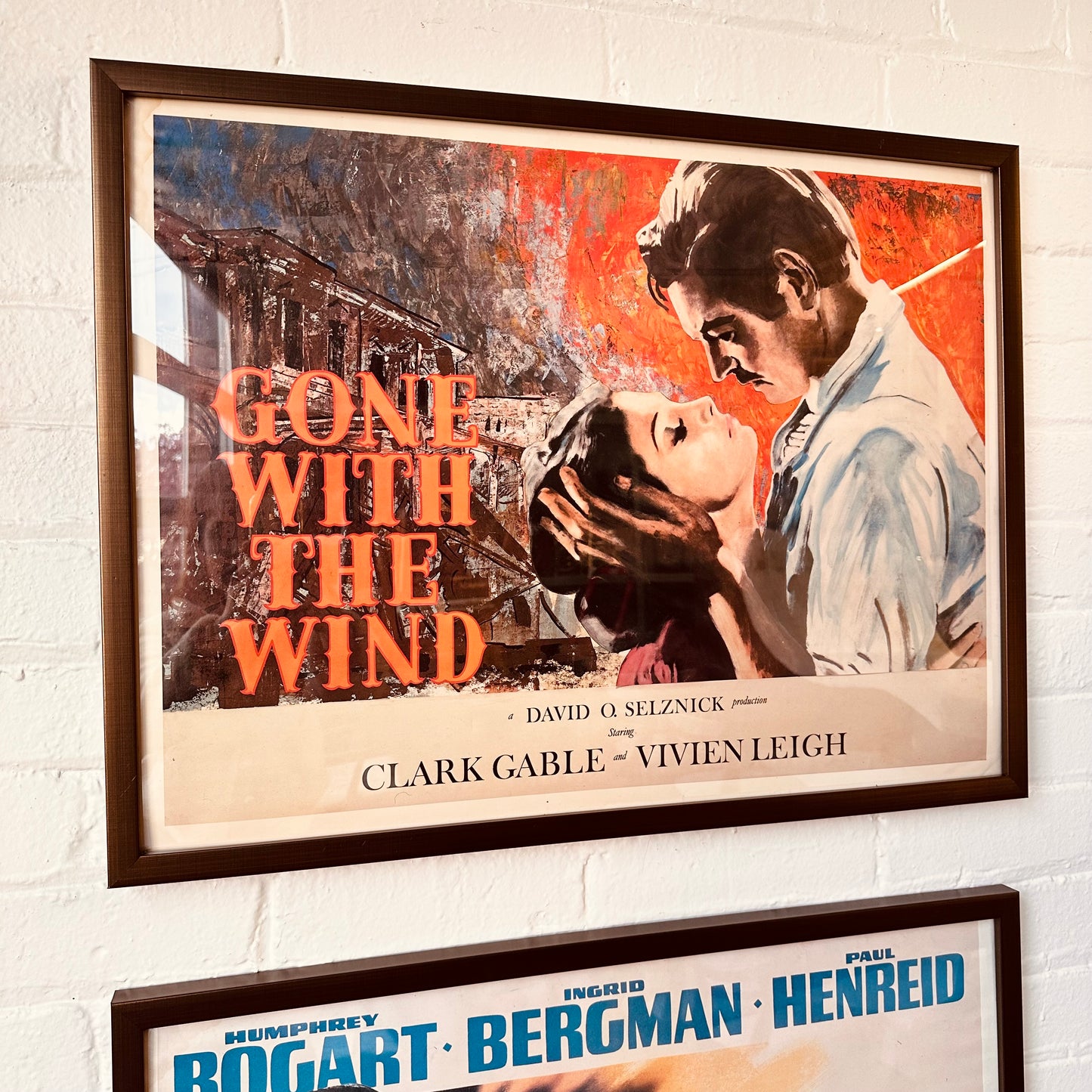 VINTAGE 1970S CASABLANCA & GONE WITH THE WIND PRINTS