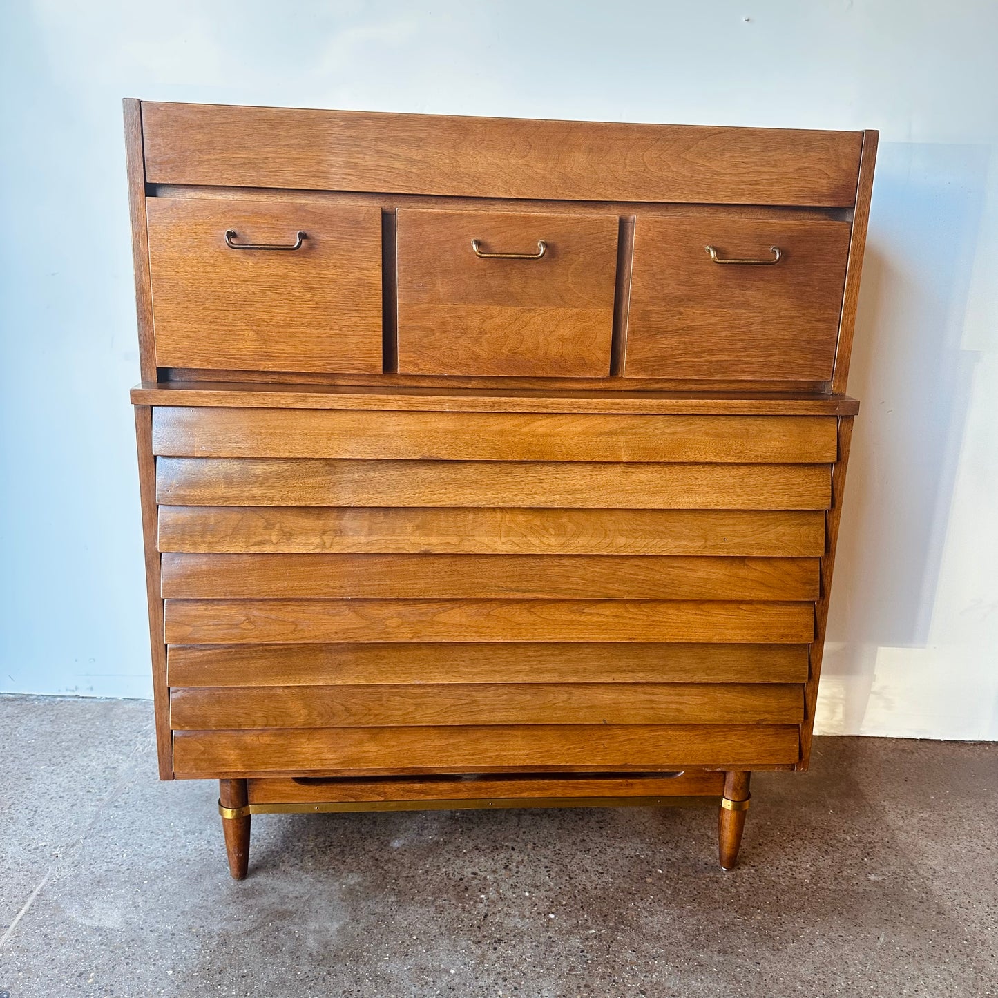 MERTON GERSHUN FOR AMERICAN OF MARTINSVILLE TALLBOY DRESSER