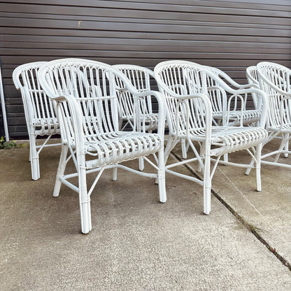 ITALIAN STYLE OUTDOOR RATTAN PATIO CHAIRS