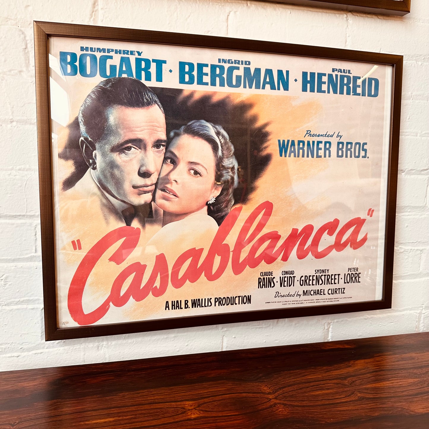 VINTAGE 1970S CASABLANCA & GONE WITH THE WIND PRINTS