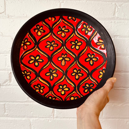 ALVINO BAGNI CERAMIC PLATE CRAFTED IN ITALY