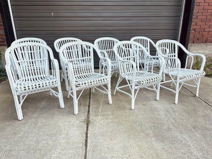 ITALIAN STYLE OUTDOOR RATTAN PATIO CHAIRS