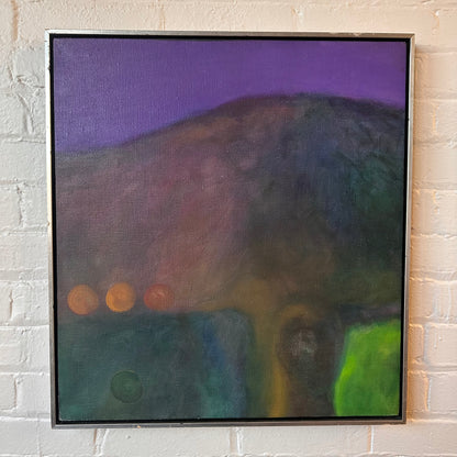 FRAMED ORIGINAL ABSTRACT OIL PAINTING