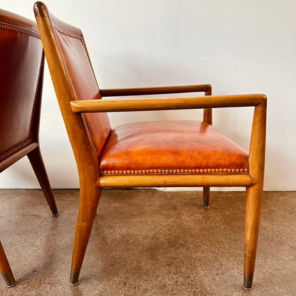 TH ROBSJOHN-GIBBINGS KRUG ARM CHAIRS - A PAIR