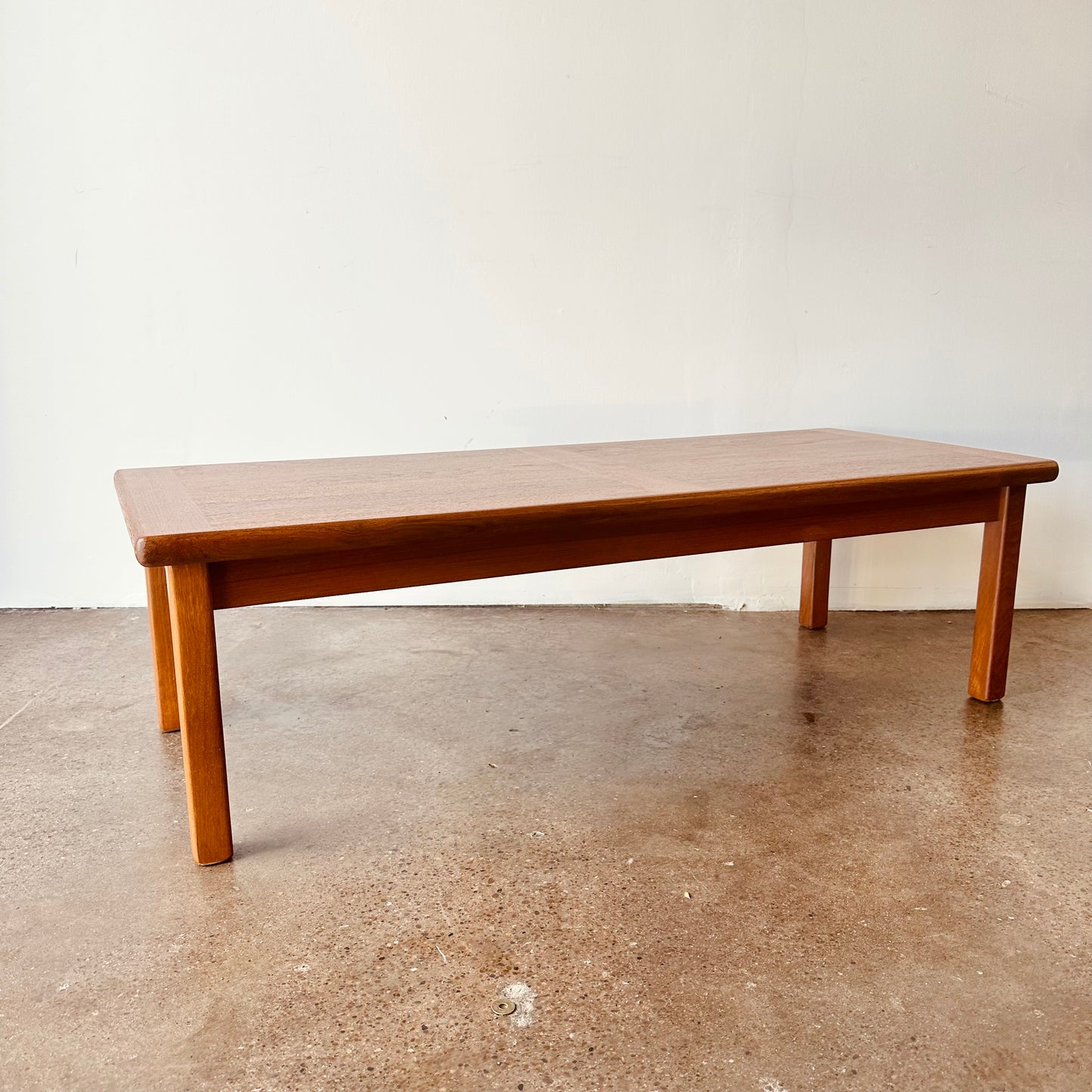 TEAK DANISH MODERN COFFEE TABLE BY ABJ OF DENMARK