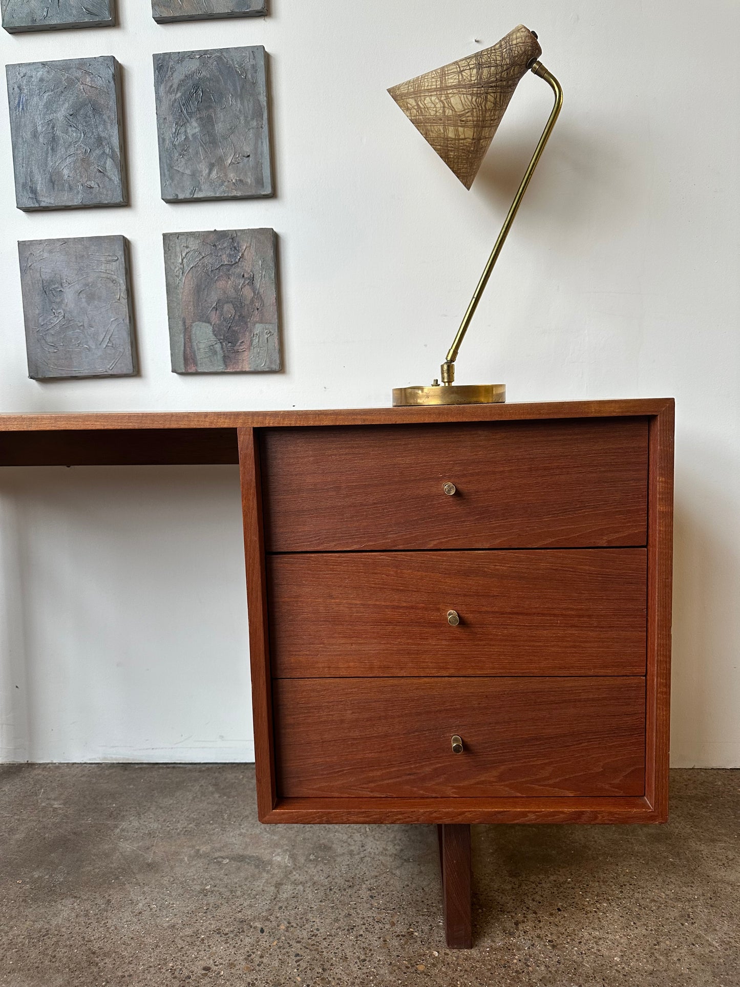 RS ASSOCIATES DANISH TEAK WRITING DESK