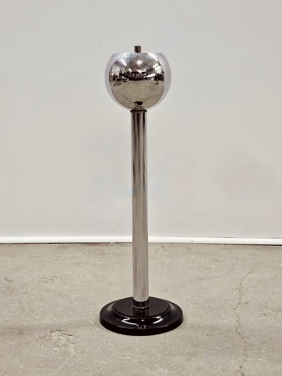 MCM CHROME BALL ASHTRAY WITH FLOOR STAND