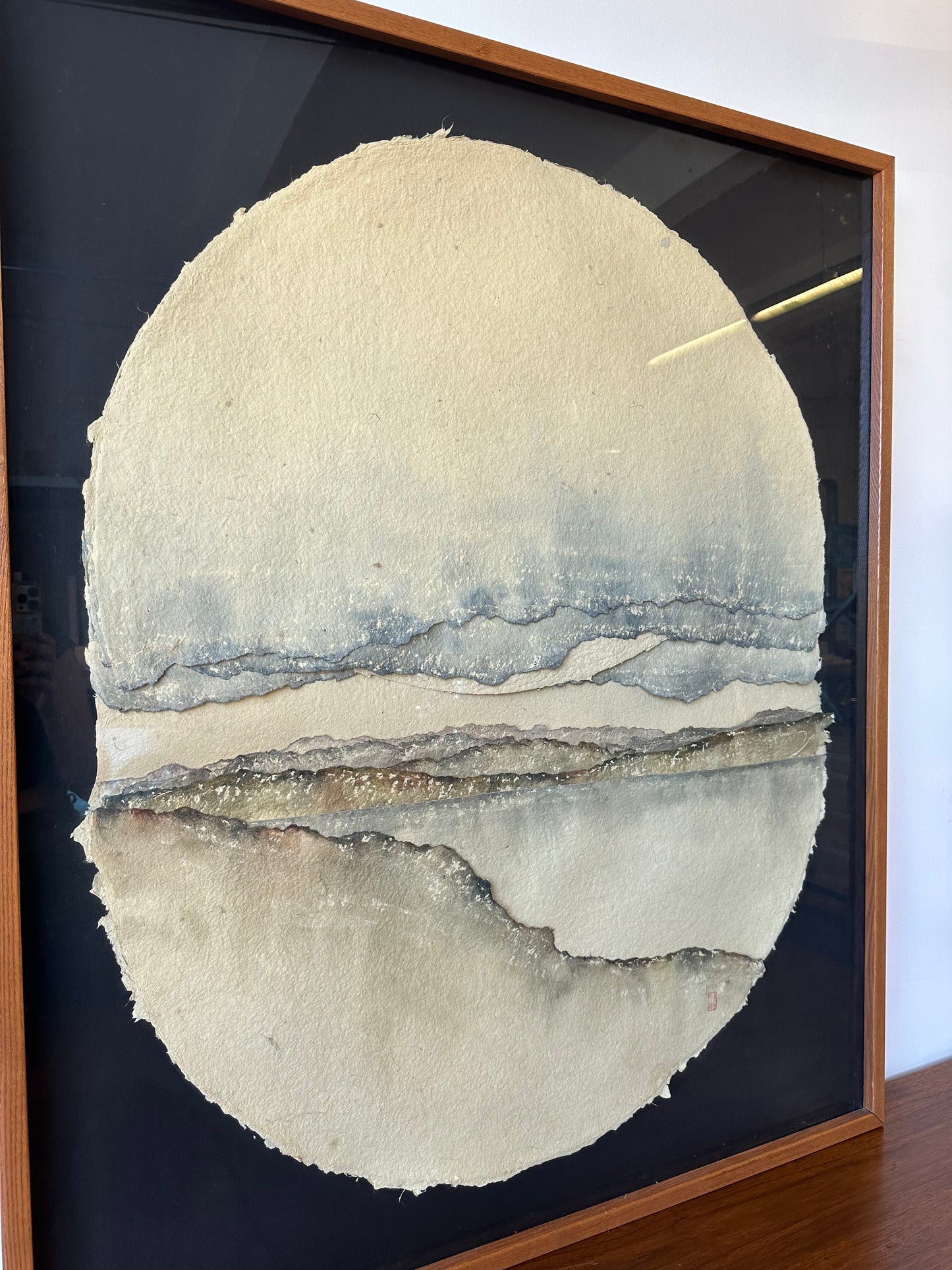 SIGNED HANDMADE JAPANESE PAPER ART BY DOUGLAS GRANT