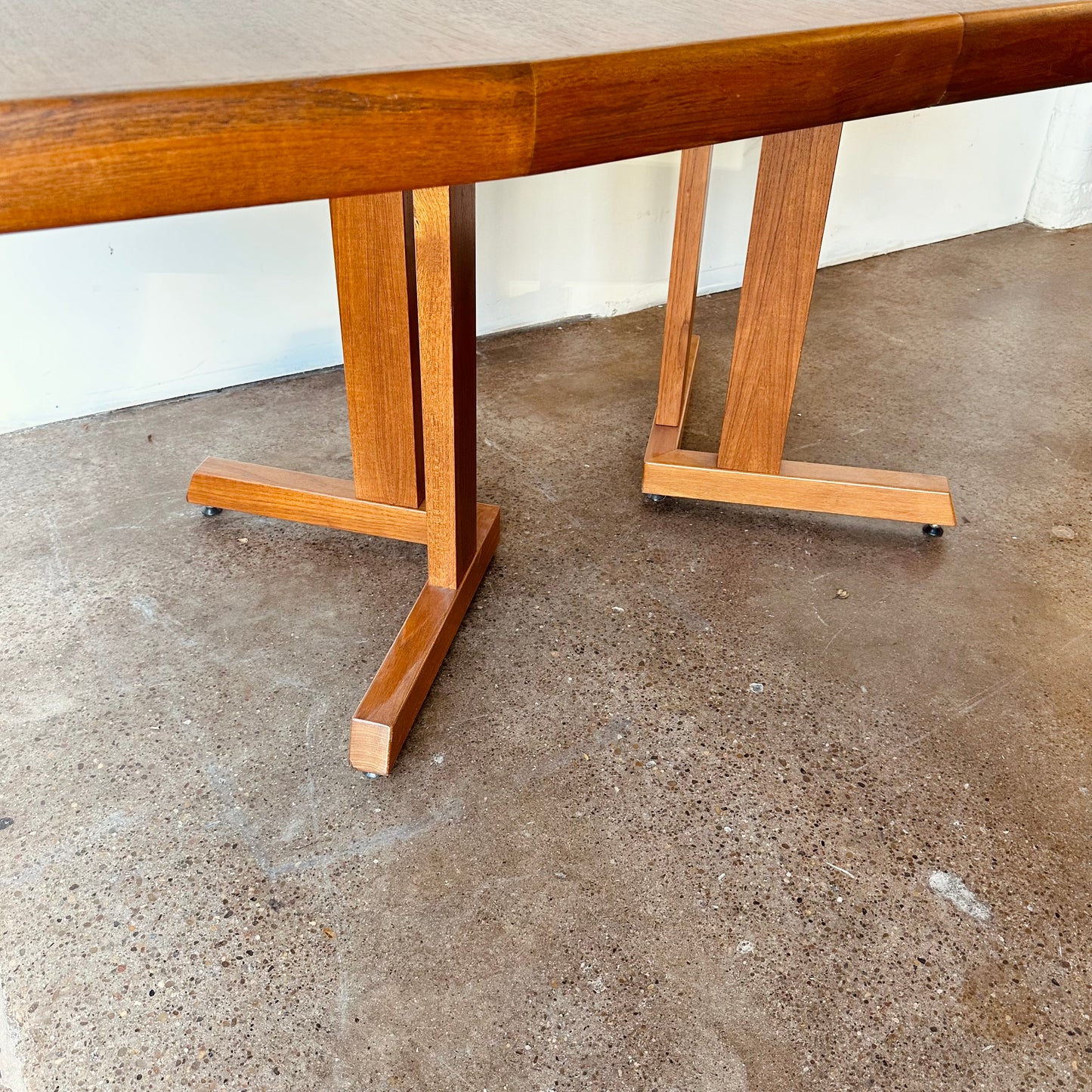 DANISH TEAK OCTAGONAL PEDESTAL TABLE