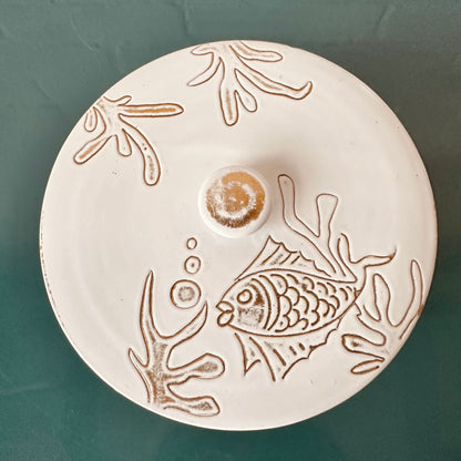 ITALIAN CERAMIC POTTERY SET BY FRATELLI FANCIULLACCI FOR ELBEE ITALY