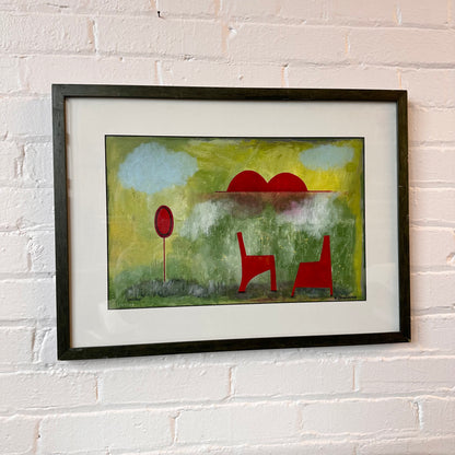 SIGNED ARTWORK BY KELLY DONAHUGH “ENDING” 2001