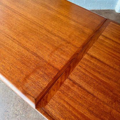 DANISH MODERN 91” DRAW LEAF TABLE - RESTORED