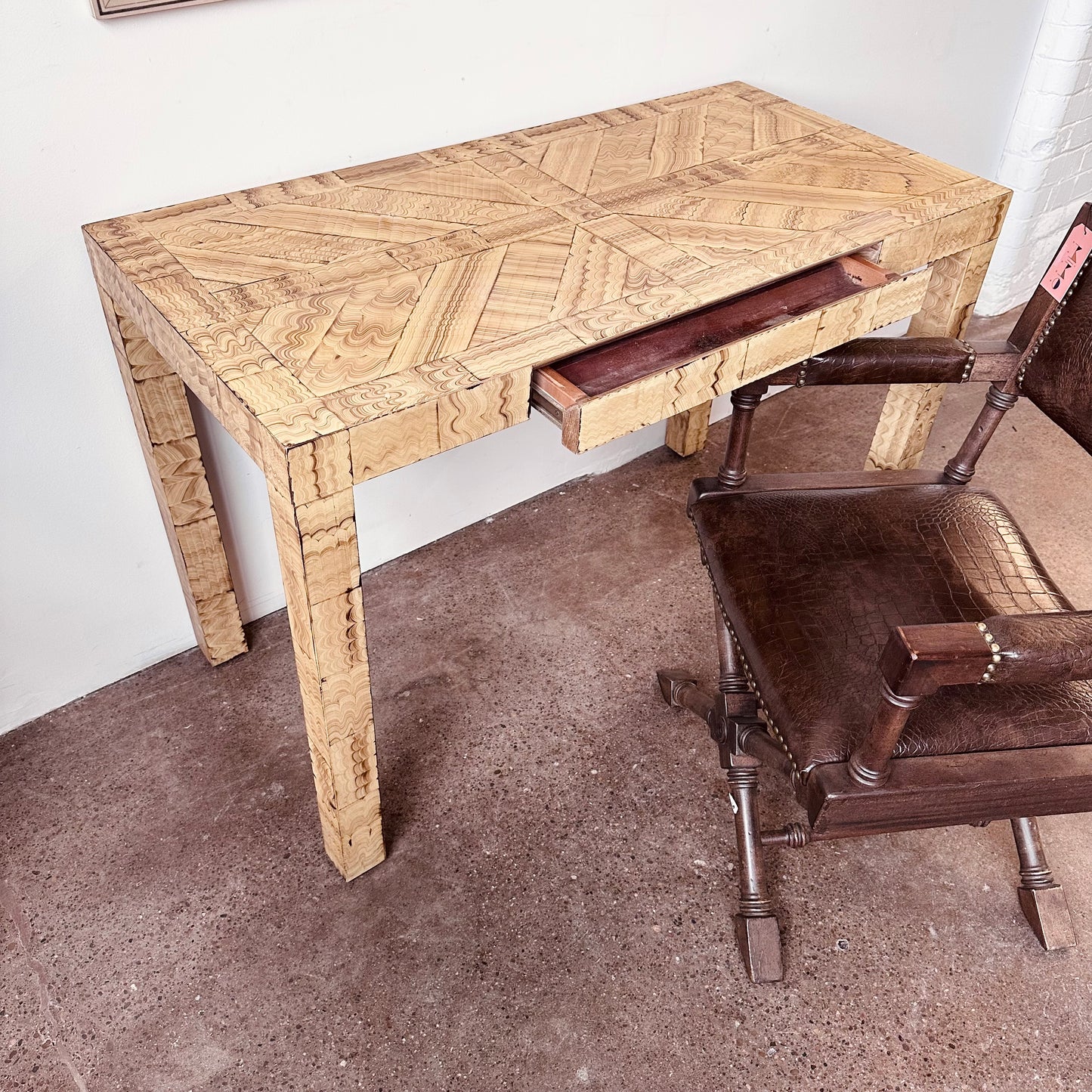 HANDPAINTED HENREDON PARSONS DESK