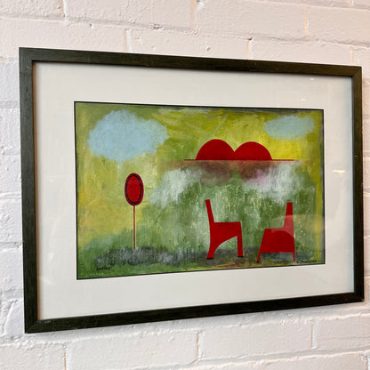 SIGNED ARTWORK BY KELLY DONAHUGH “ENDING” 2001