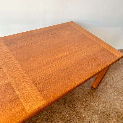 TEAK DANISH MODERN COFFEE TABLE BY ABJ OF DENMARK