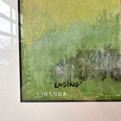 SIGNED ARTWORK BY KELLY DONAHUGH “ENDING” 2001