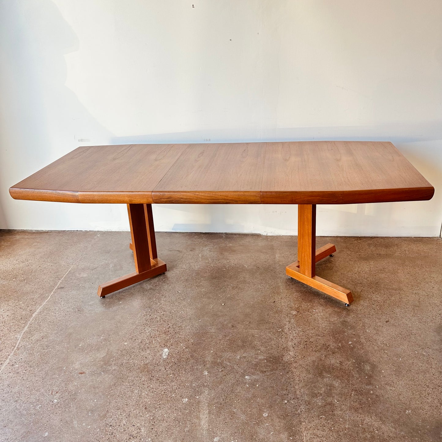 DANISH TEAK OCTAGONAL PEDESTAL TABLE