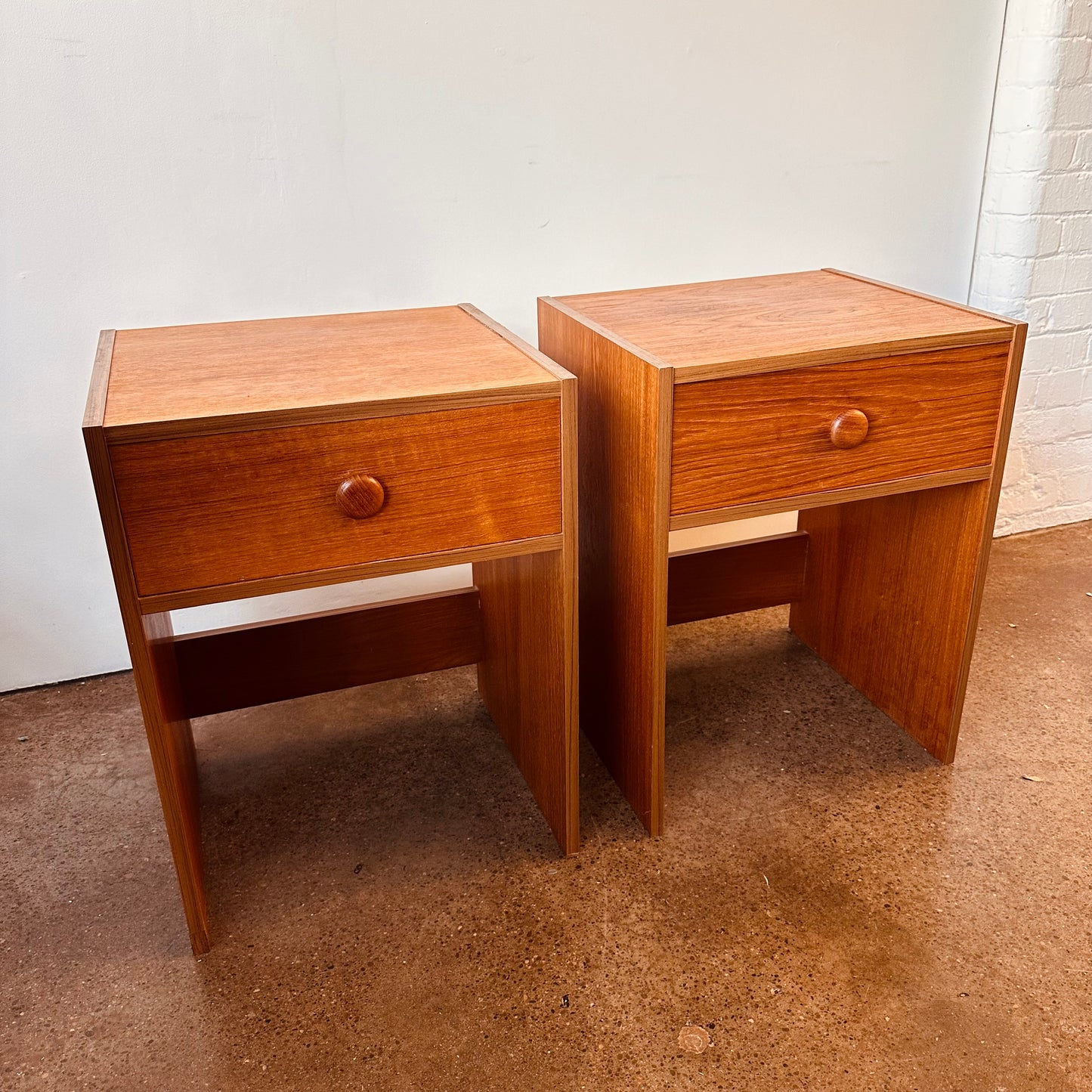 ROYAL TEAK DANISH MODERN NIGHTSTANDS