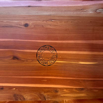 LANE FURNITURE MID-CENTURY MODERN WALNUT CEDAR TRUNK CHEST C.1960S