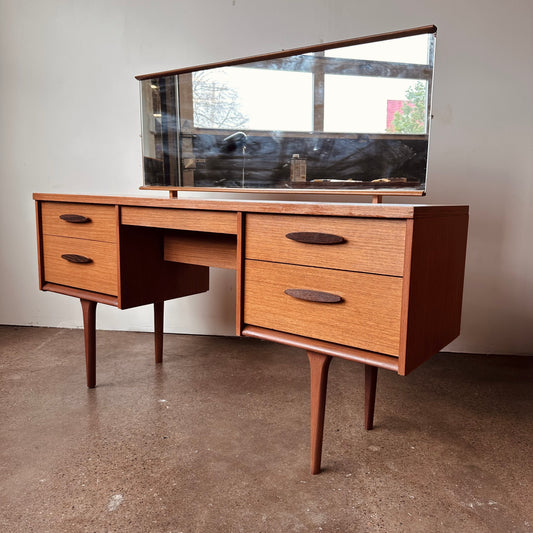 FRANK GUILLE FOR AUSTINSUITES DANISH DRESSING VANITY WITH MIRROR
