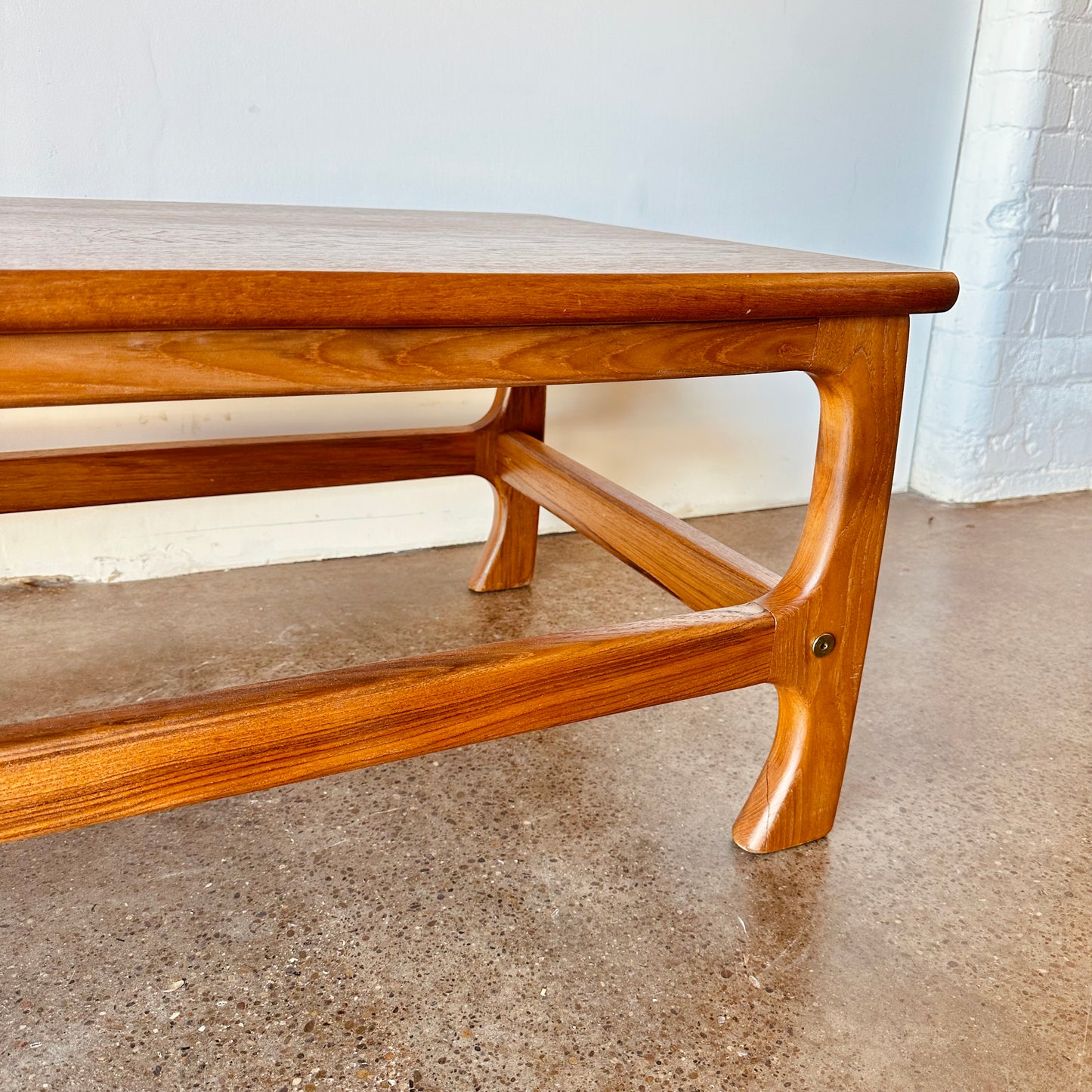 DANISH TEAK RECTANGULAR COFFEE TABLE