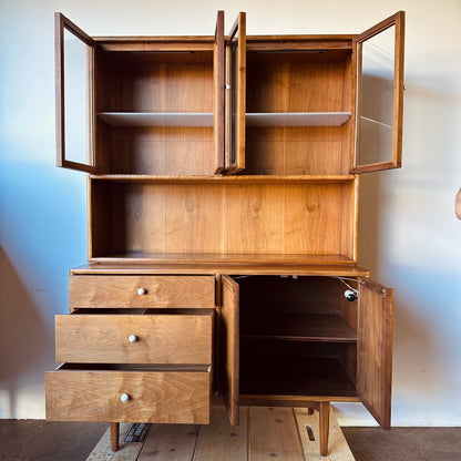 KIPP STEWART FOR DREXEL DECLARATION LIGHTED HUTCH