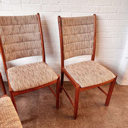 1960S ANDERSEN TEAK DINING CHAIRS FOR ULDUM MØBELFABRIK