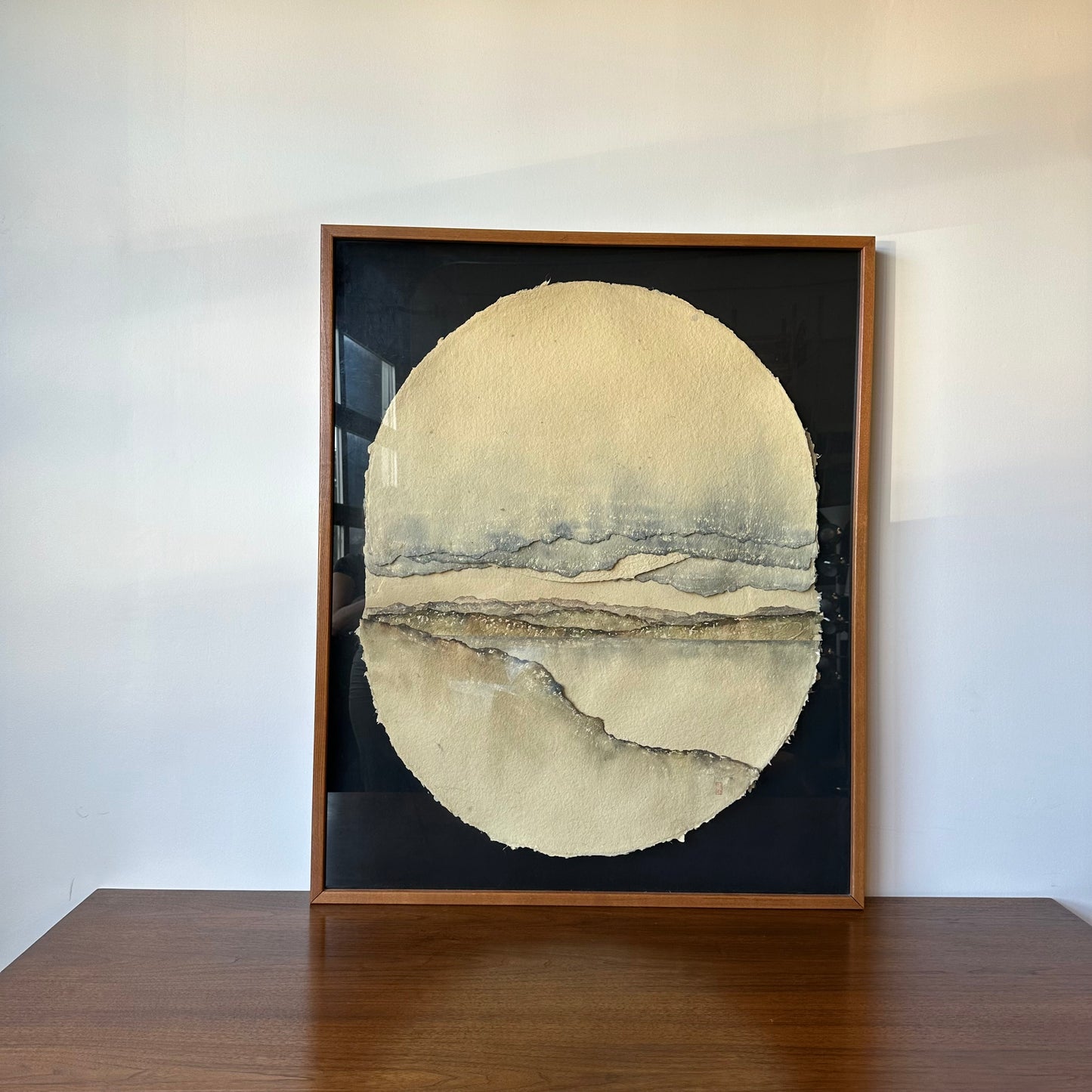 SIGNED HANDMADE JAPANESE PAPER ART BY DOUGLAS GRANT