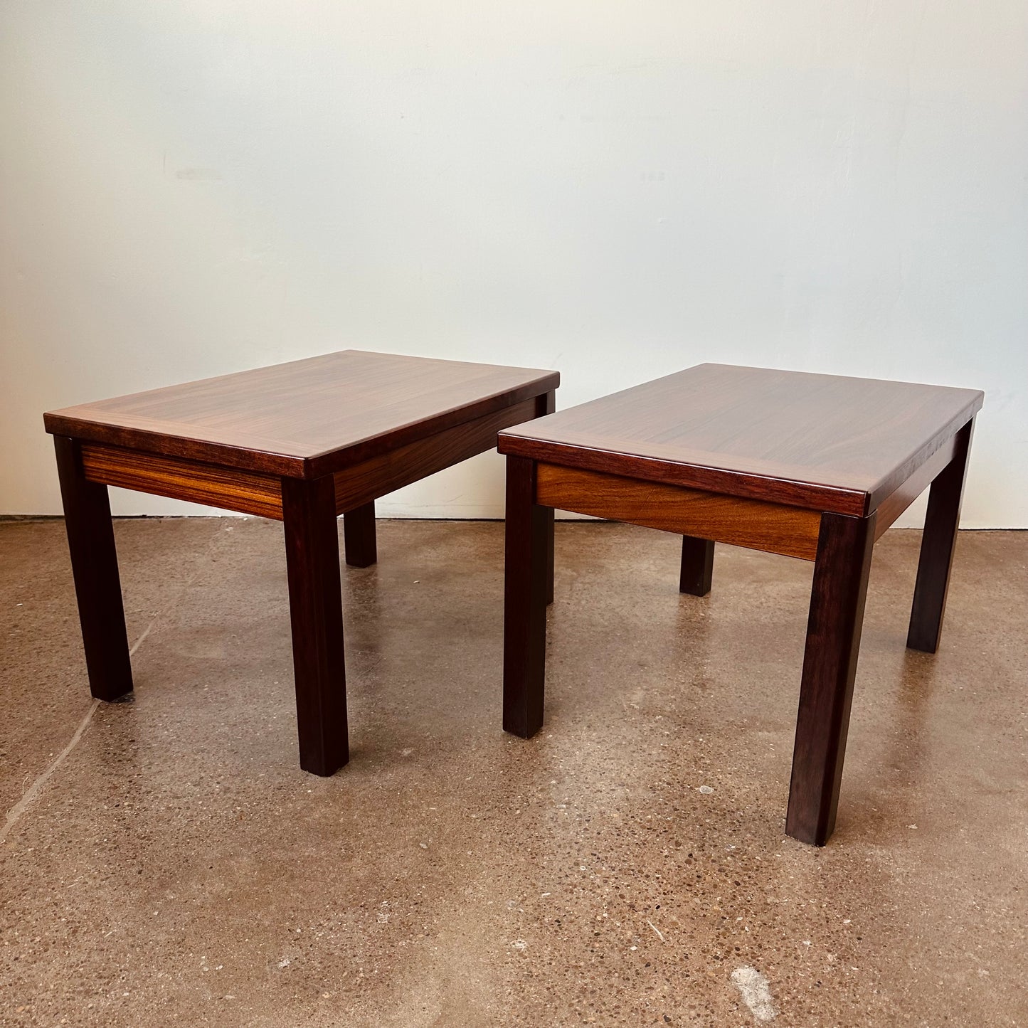 ROSEWOOD END TABLES - MADE IN DENMARK