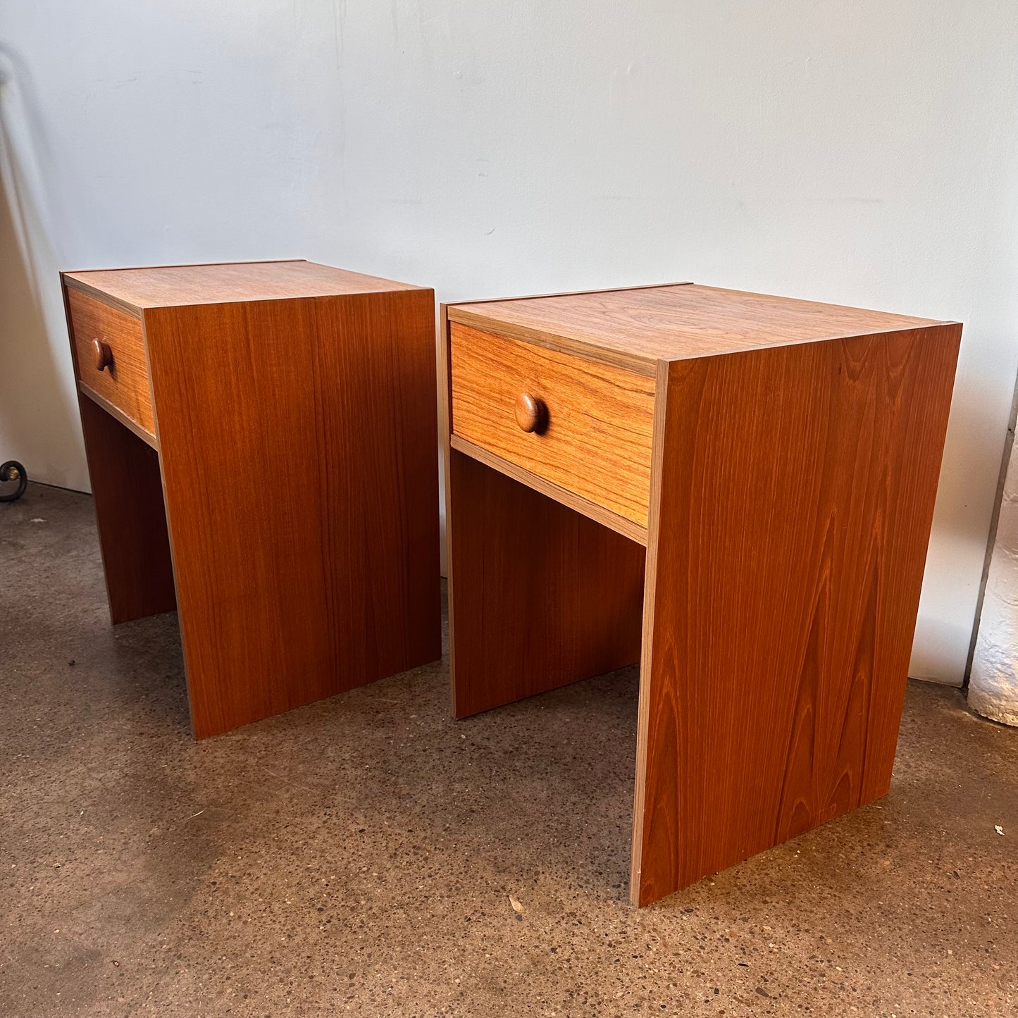 ROYAL TEAK DANISH MODERN NIGHTSTANDS