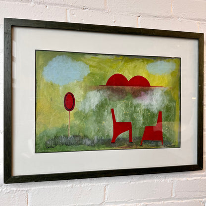 SIGNED ARTWORK BY KELLY DONAHUGH “ENDING” 2001