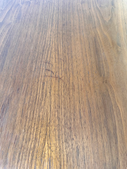 MCM WALNUT DINING TABLE WITH THREE LEAVES