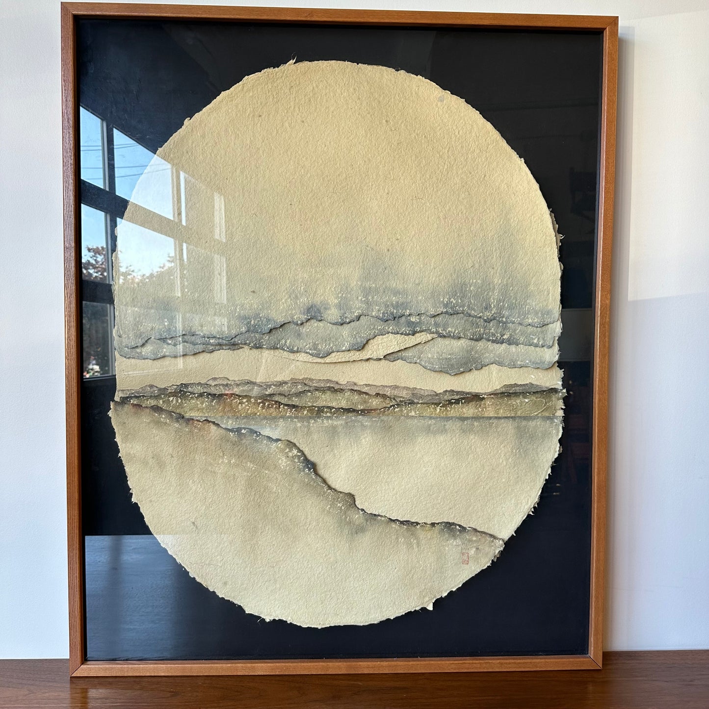 SIGNED HANDMADE JAPANESE PAPER ART BY DOUGLAS GRANT