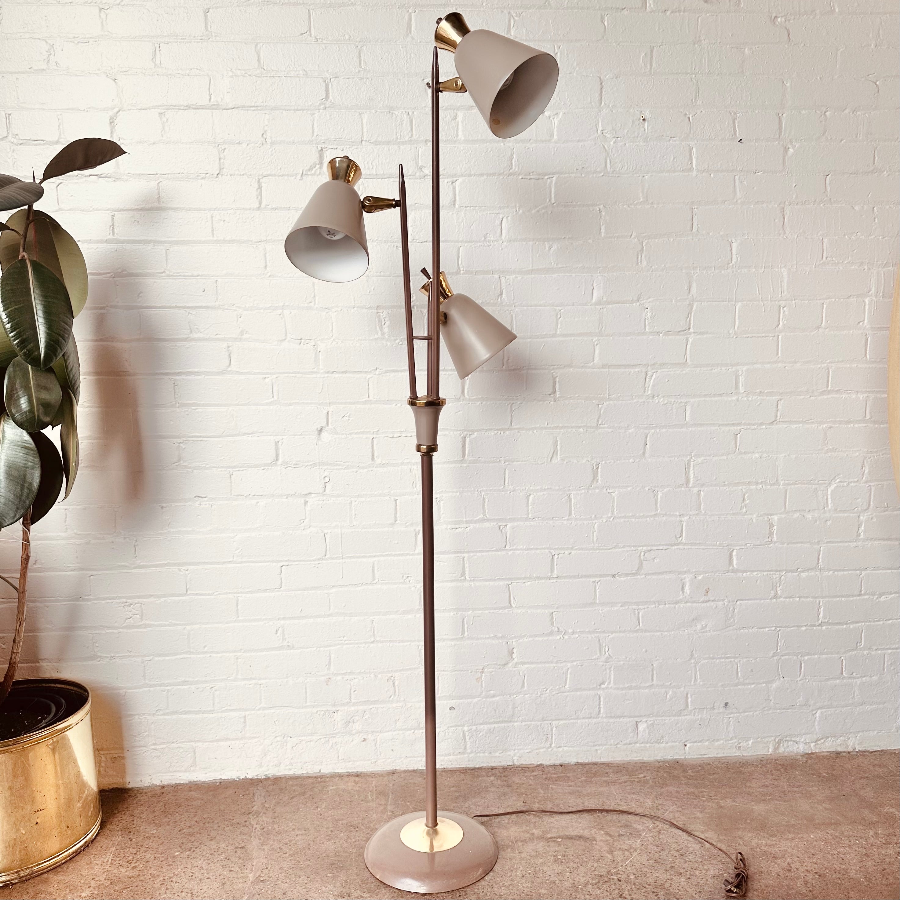 Gerald thurston lightolier floor shop lamp