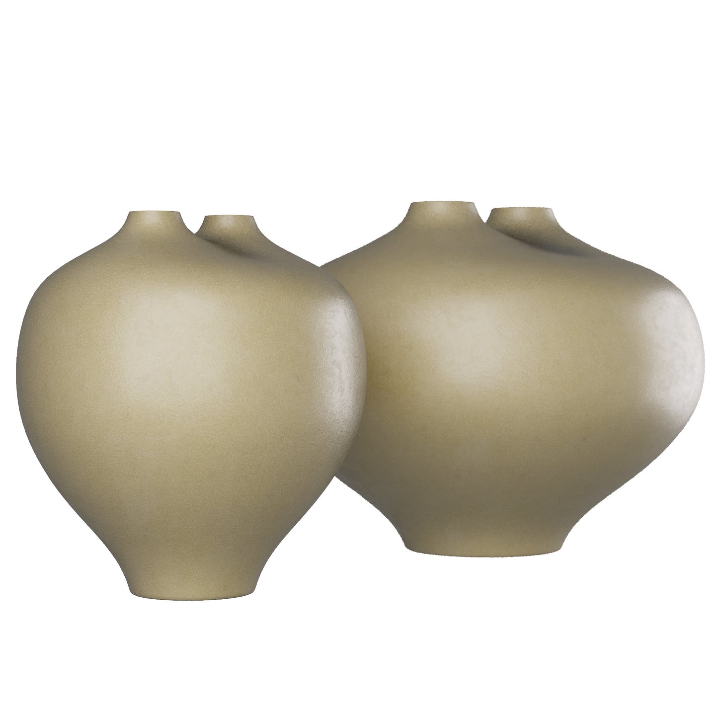 YELI SCULPTURES, SET OF 2