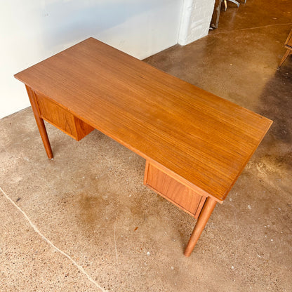 DANISH MODERN TEAK WRITING DESK