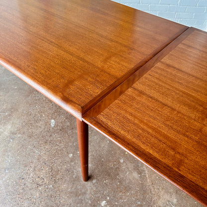 DANISH MODERN 91” DRAW LEAF TABLE - RESTORED