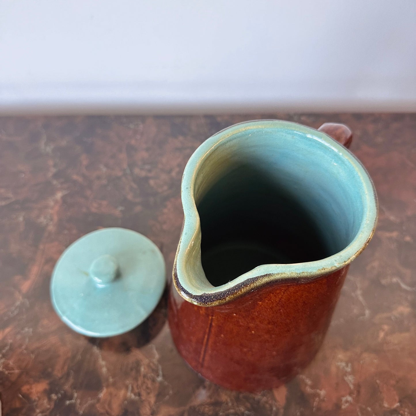 ZANEVILLE POTTERY EARTHENWARE PITCHER