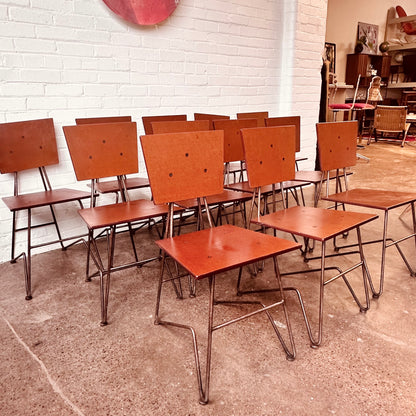 BRUCE GUESWEL INDUSTRIAL CHAIR IN ZINC & PLY