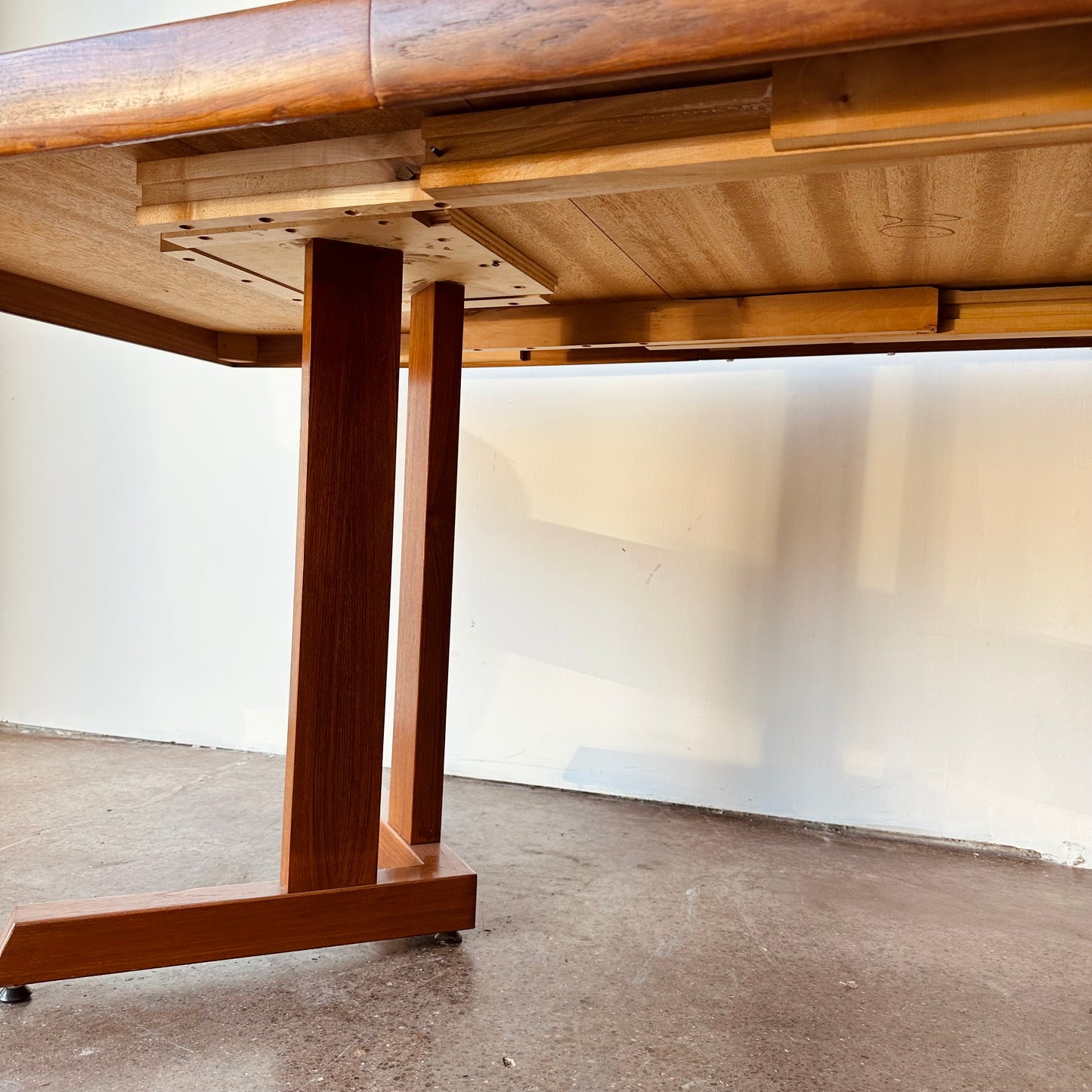 DANISH TEAK OCTAGONAL PEDESTAL TABLE