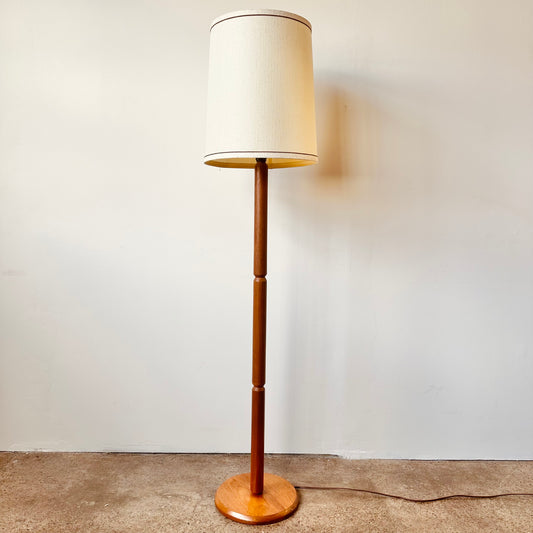 DANISH MODERN SOLID TEAK FLOOR LAMP