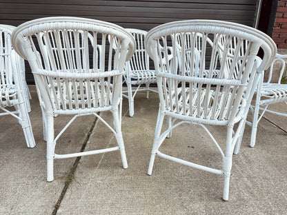 ITALIAN STYLE OUTDOOR RATTAN PATIO CHAIRS
