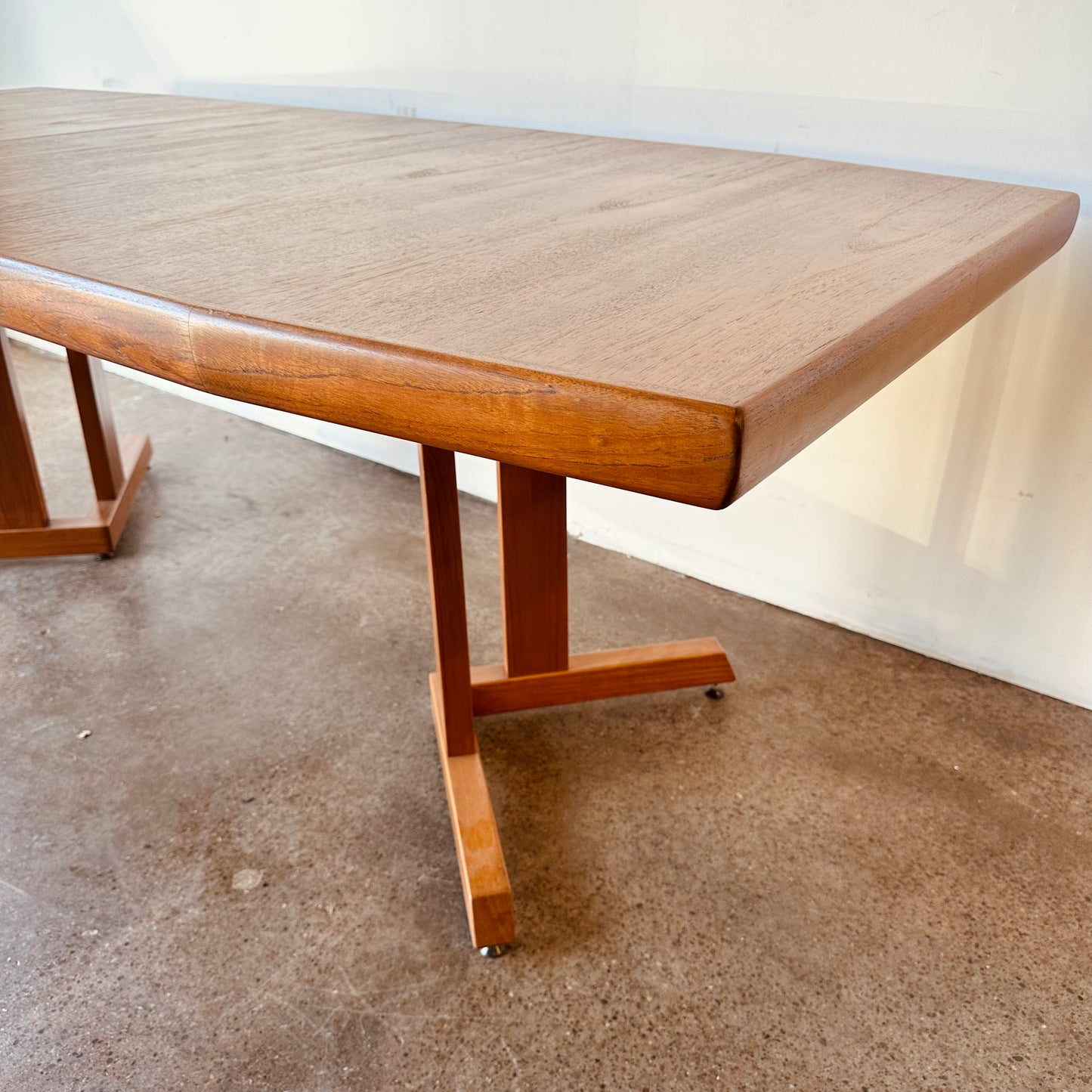 DANISH TEAK OCTAGONAL PEDESTAL TABLE