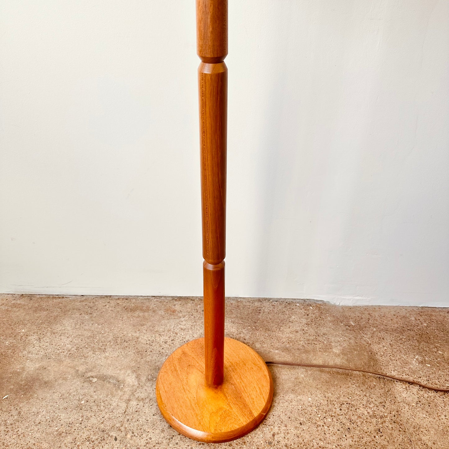 DANISH MODERN SOLID TEAK FLOOR LAMP