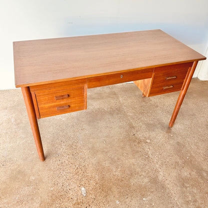 DANISH MODERN TEAK WRITING DESK