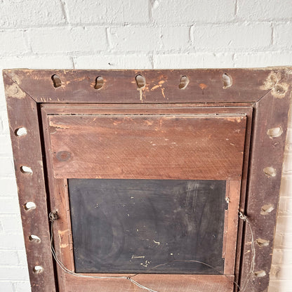 ANTIQUE 19TH CENTURY GOLD GILT CARVED MIRROR
