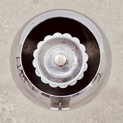 MCM CHROME BALL ASHTRAY WITH FLOOR STAND